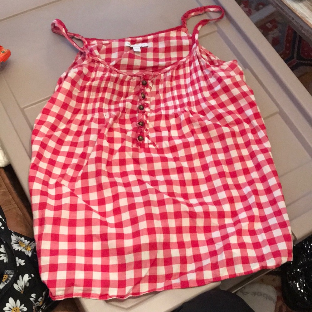 plaid tank top